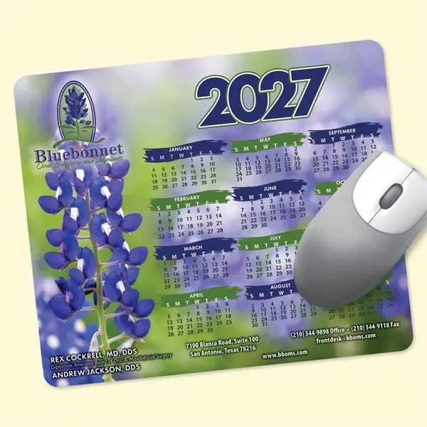 Origin'L Fabric® 8 x 9.5 x 1/8 Calendar Mouse Pad