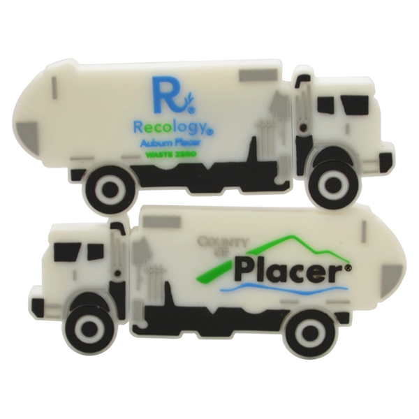 2D Garbage Trash Truck USB Drive - 2D Garbage Trash Truck USB Drive - Image 4 of 7