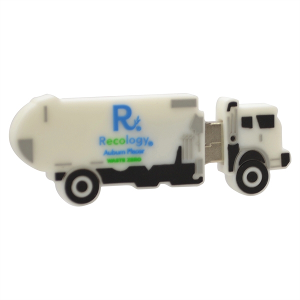 2D Garbage Trash Truck USB Drive - 2D Garbage Trash Truck USB Drive - Image 5 of 7