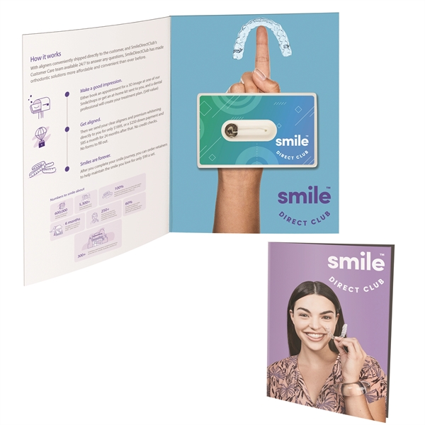 Greeting Card w/Credit Style Dental Floss w/Mirror - Greeting Card w/Credit Style Dental Floss w/Mirror - Image 1 of 3