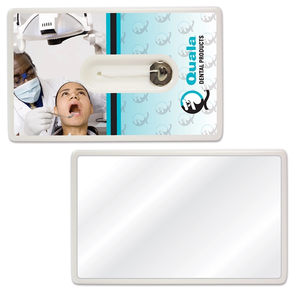 Greeting Card w/Credit Style Dental Floss w/Mirror - Greeting Card w/Credit Style Dental Floss w/Mirror - Image 2 of 3