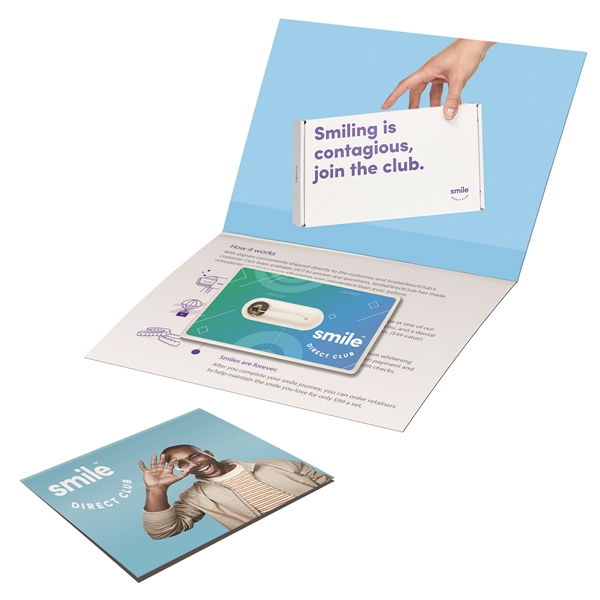 Greeting Card w/Credit Style Dental Floss w/Mirror - Greeting Card w/Credit Style Dental Floss w/Mirror - Image 3 of 3