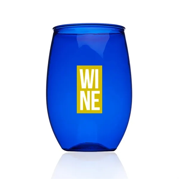 16 oz. Plastic Stemless Wine Glasses