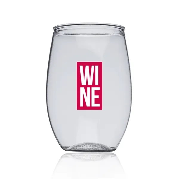 16 oz. Plastic Stemless Wine Glasses