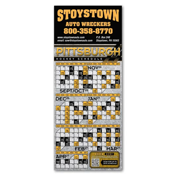 Hockey Schedule Magnet