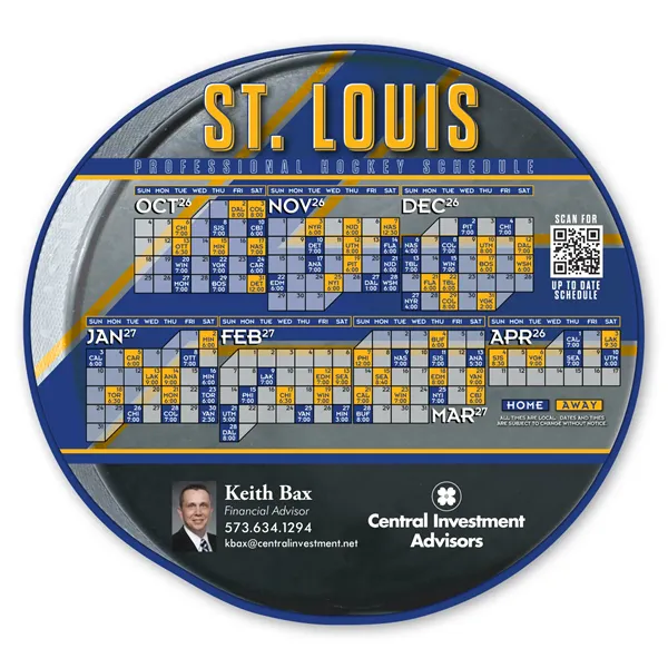 Hockey Puck Schedule