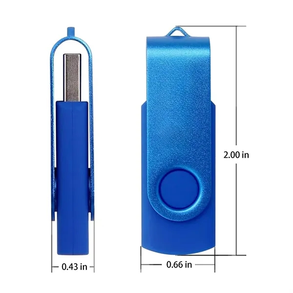 Custom 2GB Custom Swivel USB Flash Drive