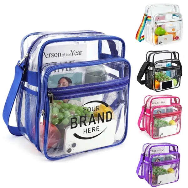 Transparent PVC Crossbody Bag