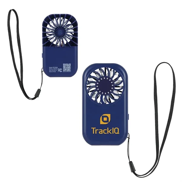Squall Ultra Mini High-Speed Rechargeable Fan with Lanyard