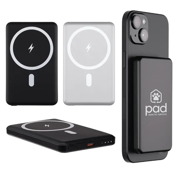 Ultra Slim Aluminum MagSafe 5000 mAh Magnetic Power Bank