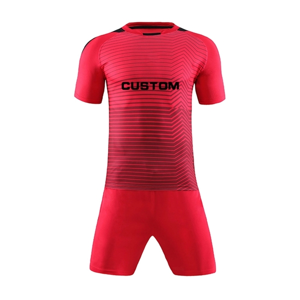 Fully Sublimated Dry Fit Custom Youth Soccer Jersey T-shirts - Fully Sublimated Dry Fit Custom Youth Soccer Jersey T-shirts - Image 20 of 25