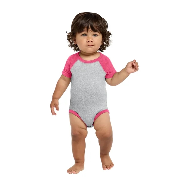 Rabbit Skins Infant Baseball Fine Jersey Bodysuit.