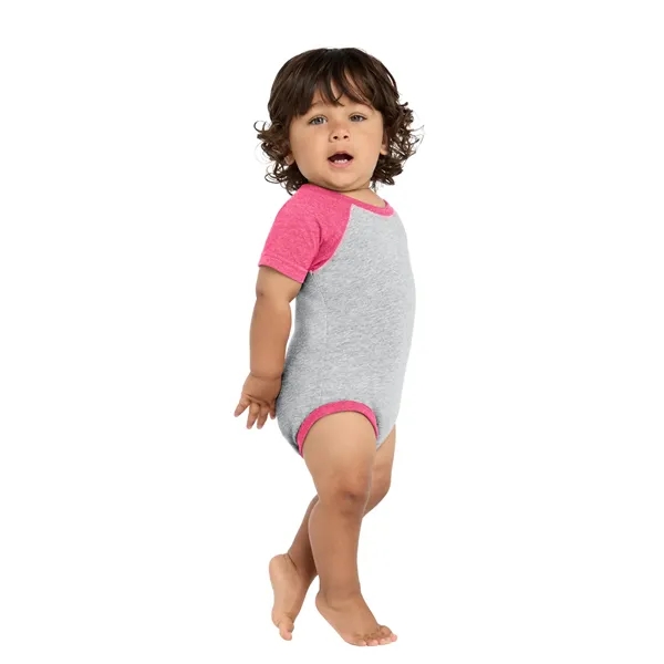 Rabbit Skins Infant Baseball Fine Jersey Bodysuit.
