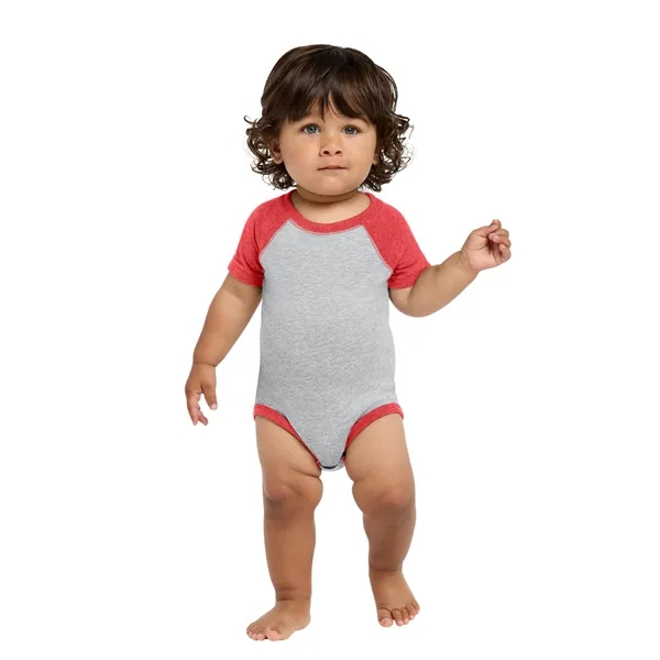 Rabbit Skins Infant Baseball Fine Jersey Bodysuit.