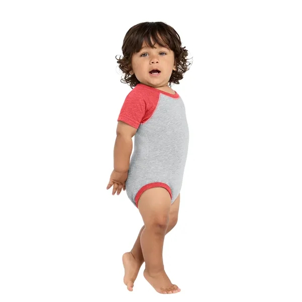 Rabbit Skins Infant Baseball Fine Jersey Bodysuit.