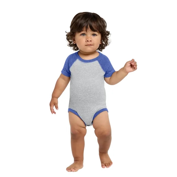 Rabbit Skins Infant Baseball Fine Jersey Bodysuit.