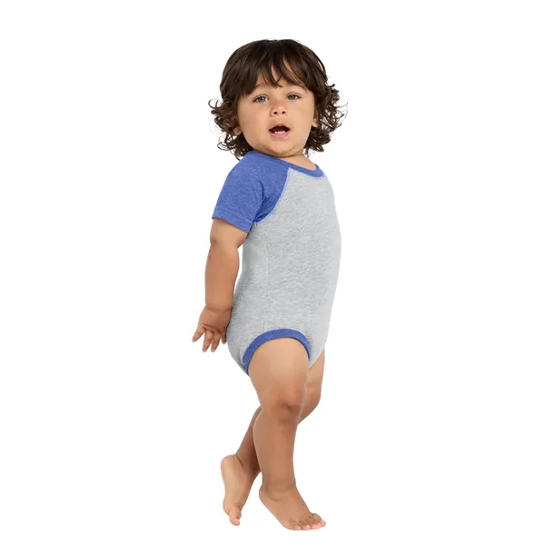 Rabbit Skins Infant Baseball Fine Jersey Bodysuit.