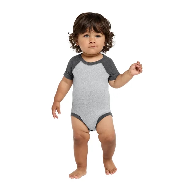 Rabbit Skins Infant Baseball Fine Jersey Bodysuit.