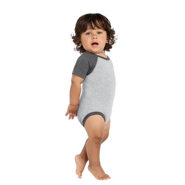 Rabbit Skins Infant Baseball Fine Jersey Bodysuit.