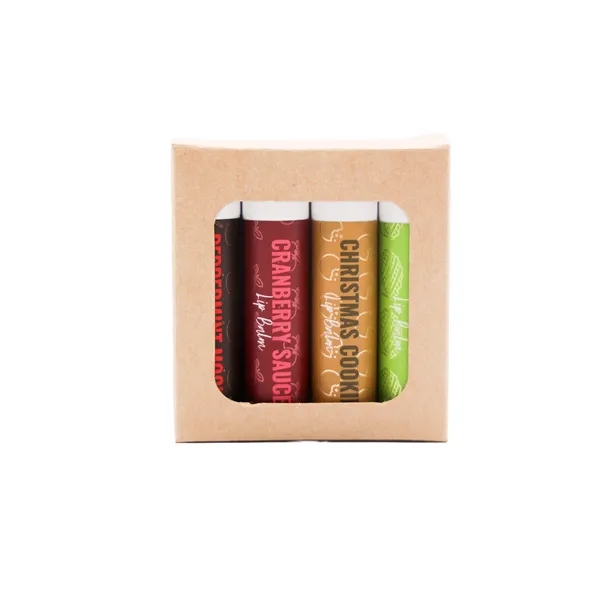 Limited Edition Holiday Lip Balm 4-Pack Set