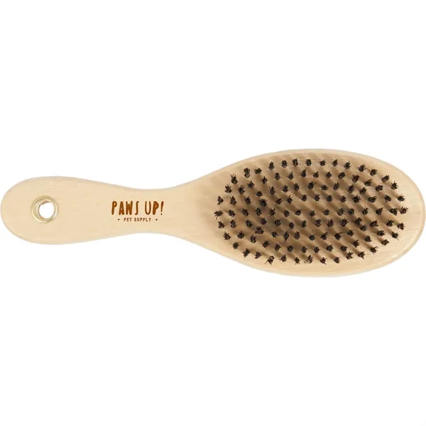 Custom PawSpa Wood Dual Sided Pet Brush