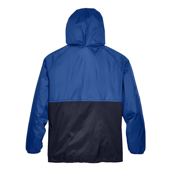 Harriton Men's Packable Hooded Nylon Jacket