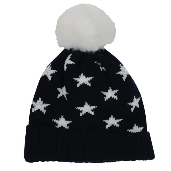 Custom Star Pom Beanie