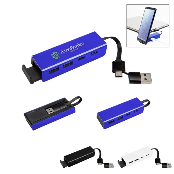 RABS Type-C & USB Hub With Phone Stand