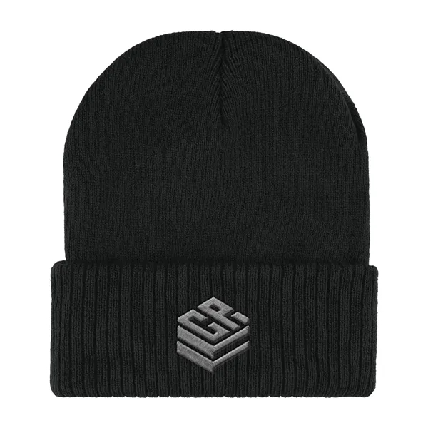 KNIT BEANIE WITH CUFF