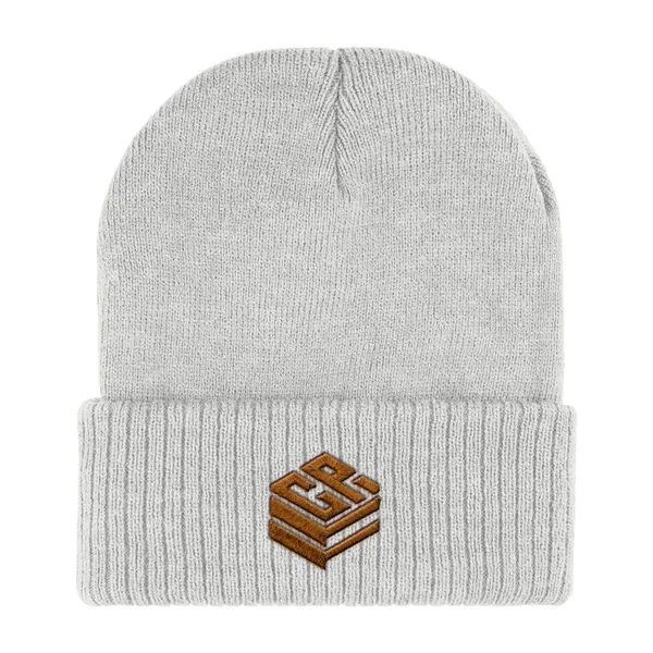 KNIT BEANIE WITH CUFF