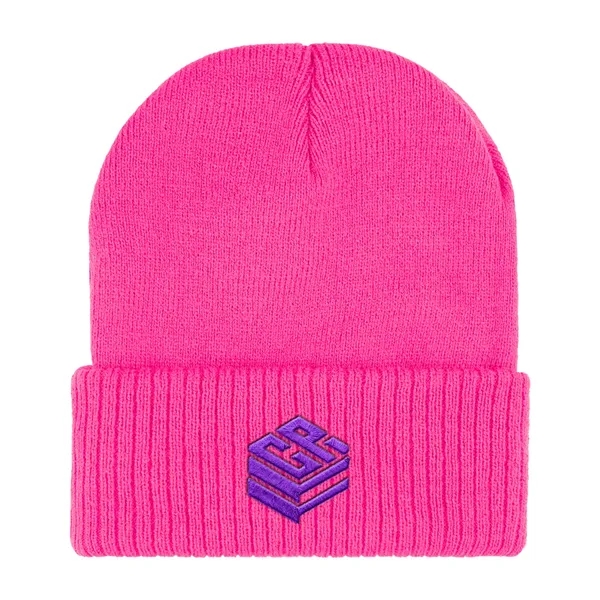 KNIT BEANIE WITH CUFF