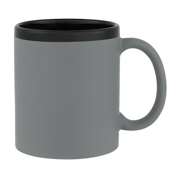 Custom 11 Oz. Smooth Rubberized Finish Mug
