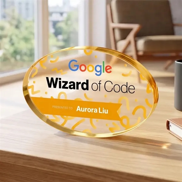 Baldus Oval VividPrint™ Award - Gold