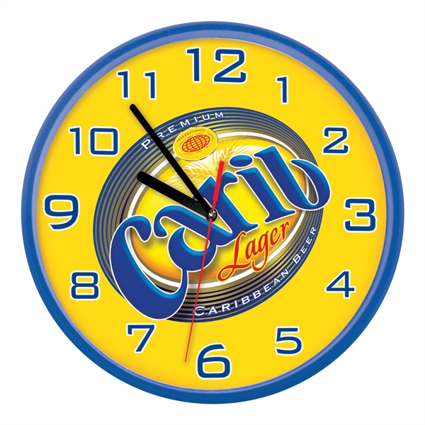 10" Wall Clock Full Color - 10" Wall Clock Full Color - Image 1 of 10