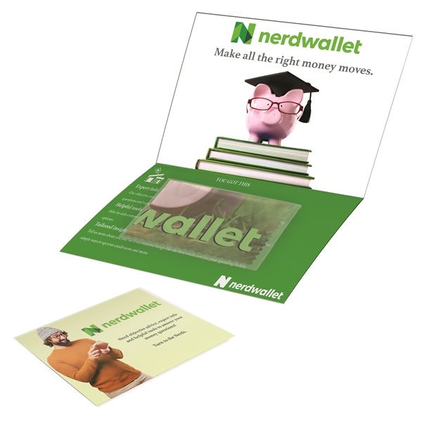 Greeting Card w/Microfiber + PVC Pouch - Greeting Card w/Microfiber + PVC Pouch - Image 1 of 2