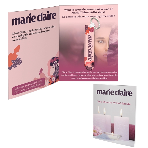 Greeting Card with 3.5" Nail File with Keyring - Greeting Card with 3.5" Nail File with Keyring - Image 0 of 2