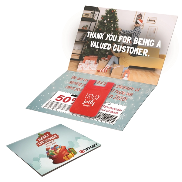 Greeting Card with Silicone Wallet - Greeting Card with Silicone Wallet - Image 1 of 2