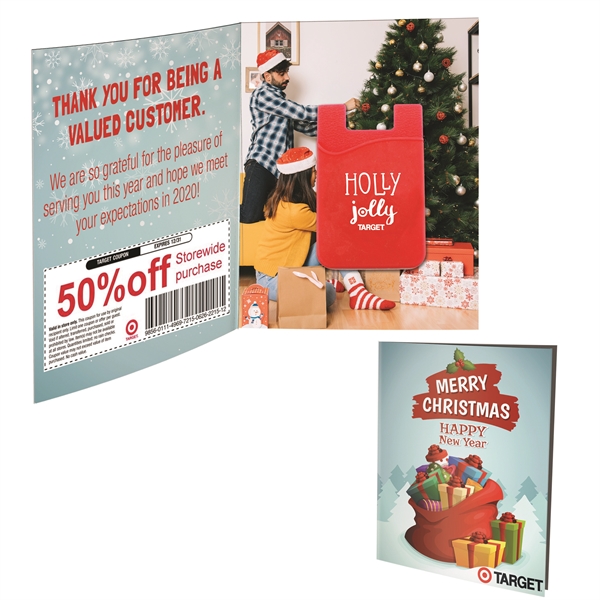 Greeting Card with Silicone Wallet - Greeting Card with Silicone Wallet - Image 0 of 2