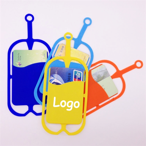Lanyard Silicone Phone Holder Case with Card Set