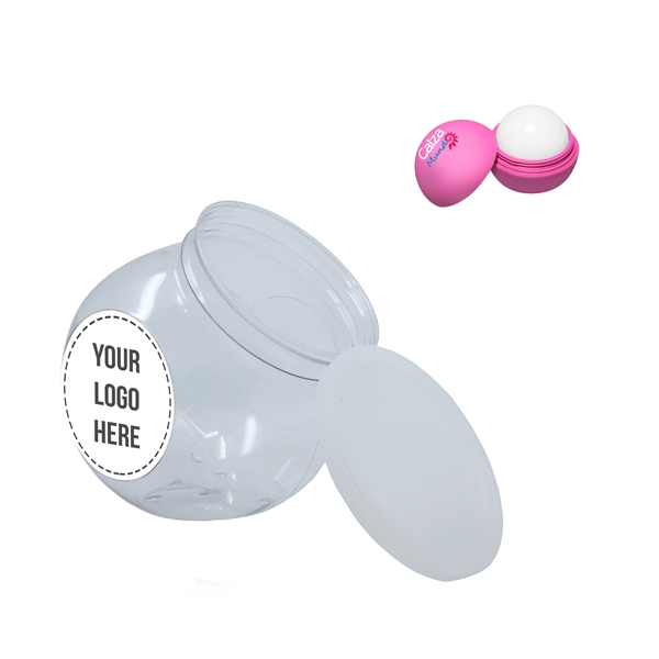 Mini Fish Bowl w/TEK-OS Round Lip Balm