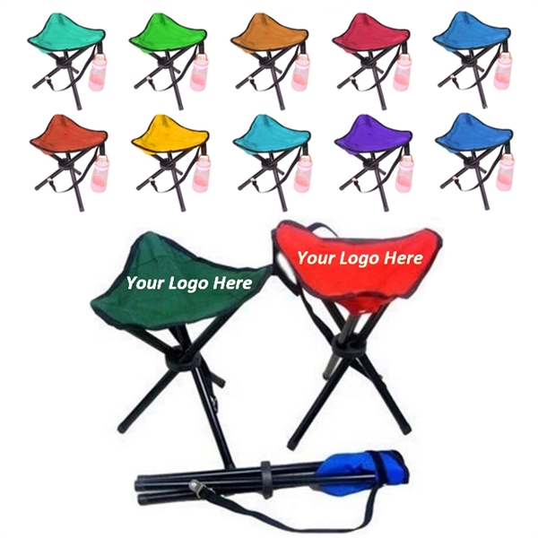 Folding Tripod Stool Chair With Carrying Bag - Folding Tripod Stool Chair With Carrying Bag - Image 0 of 1