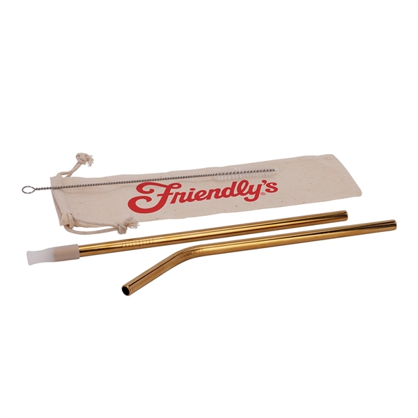 HOOVER Stainless Steel Straw Set - HOOVER Stainless Steel Straw Set - Image 1 of 1
