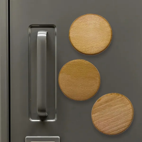 Circle Circle Stock Wood Magnet