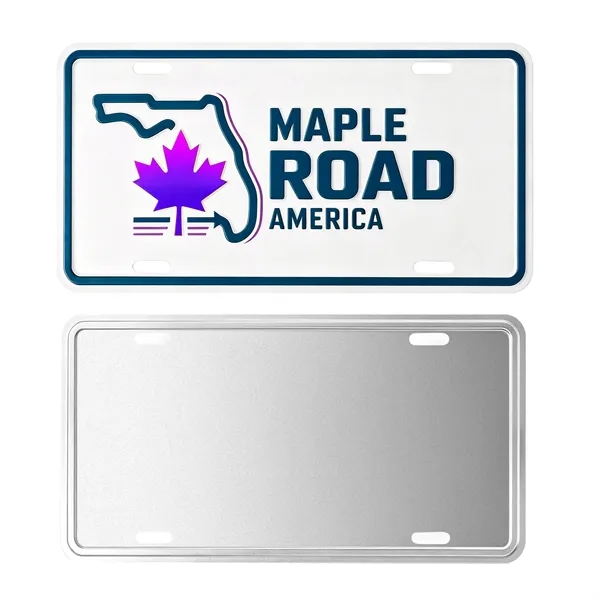 12"x6" Die Struck Aluminum License Plate