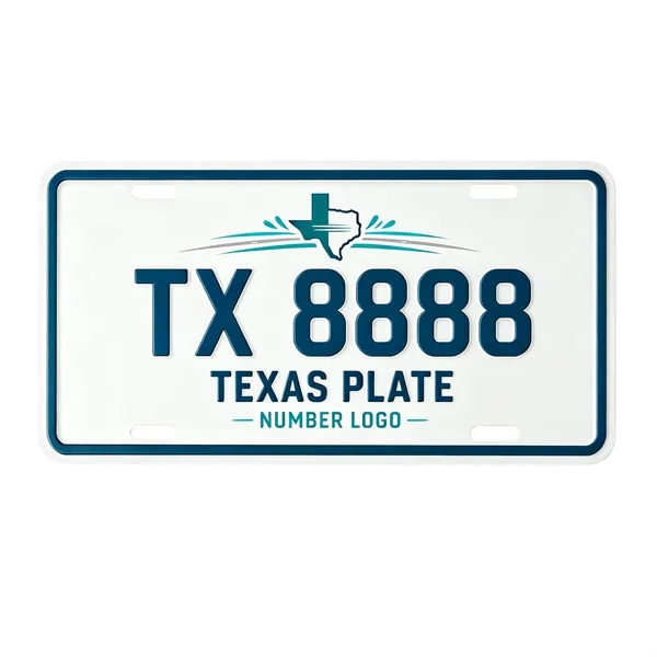 12"x6" Die Struck Aluminum License Plate