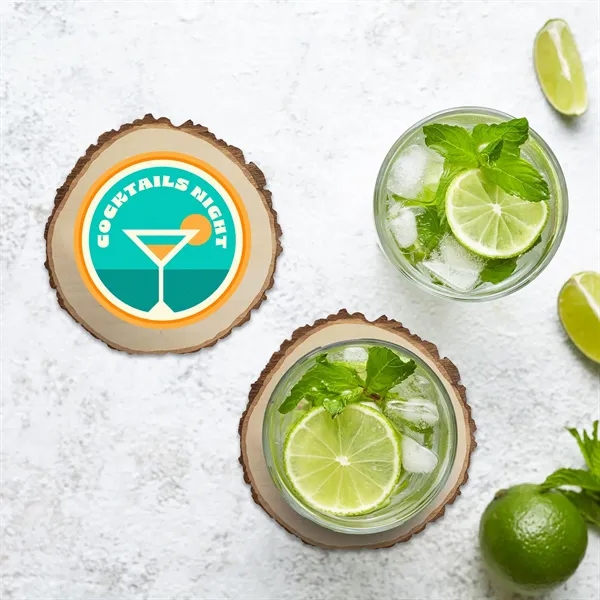 Tree Slice Wood Coasters