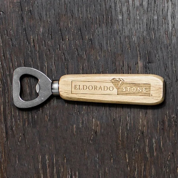 Thick Wood Handle Bottle Opener