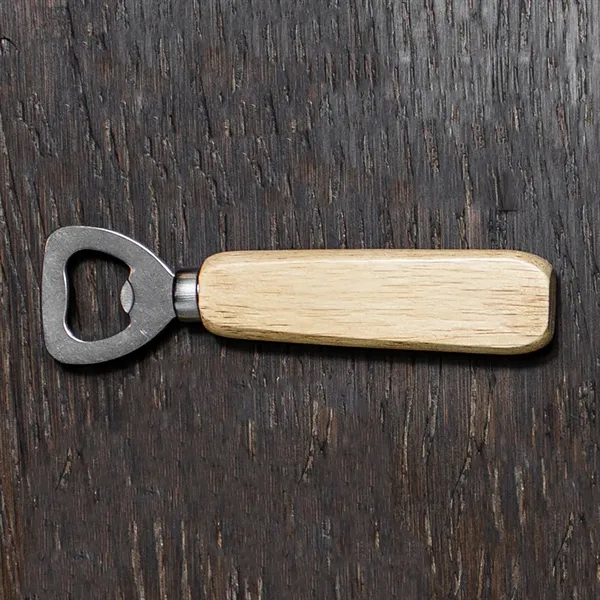 Thick Wood Handle Bottle Opener