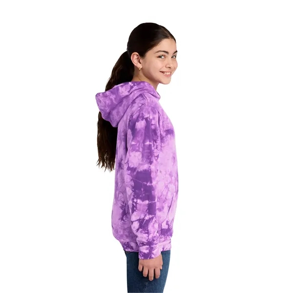 Port & Co Youth Crystal Tie-Dye Pullover Hoodie