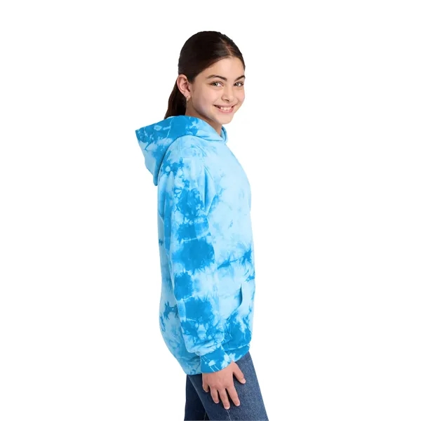 Port & Co Youth Crystal Tie-Dye Pullover Hoodie